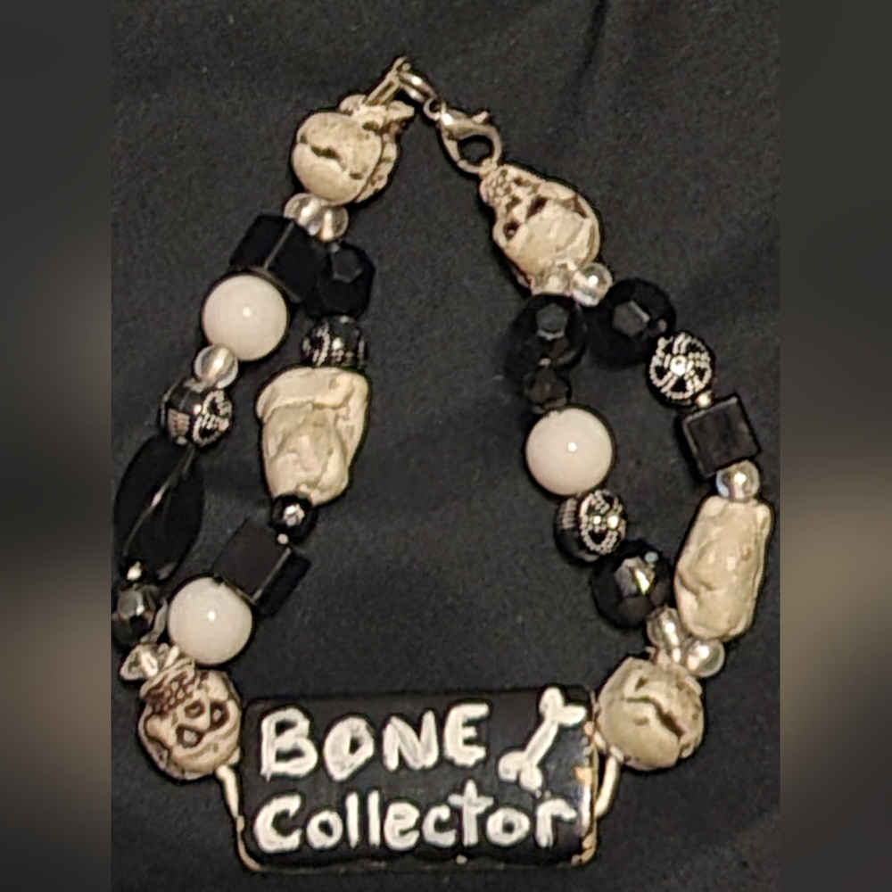 Handmade skull bracelet